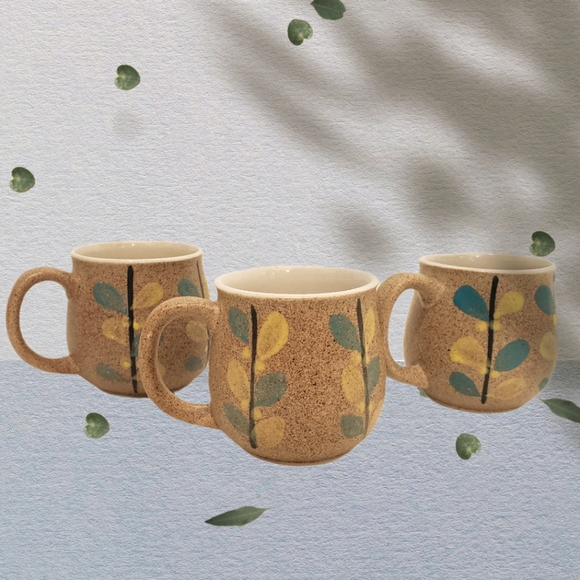 Other - 3 cup coffee mug bundle hand painted